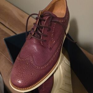Cole Haan Men's Brown Leather Oxfords